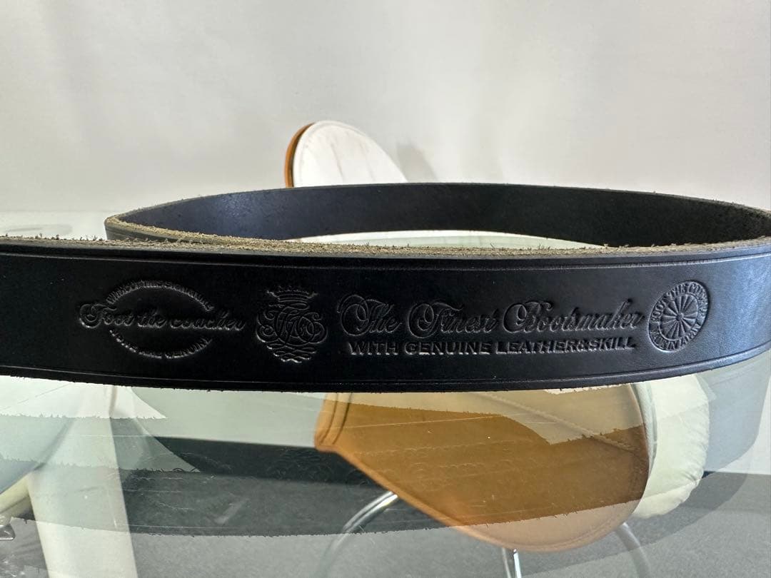 Foot the coacher 本革ベルト 黒