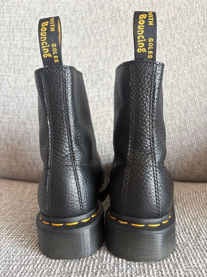 ドクターマーチン 1460PASCAL UK3 本革　フロントジップブーツ　黒