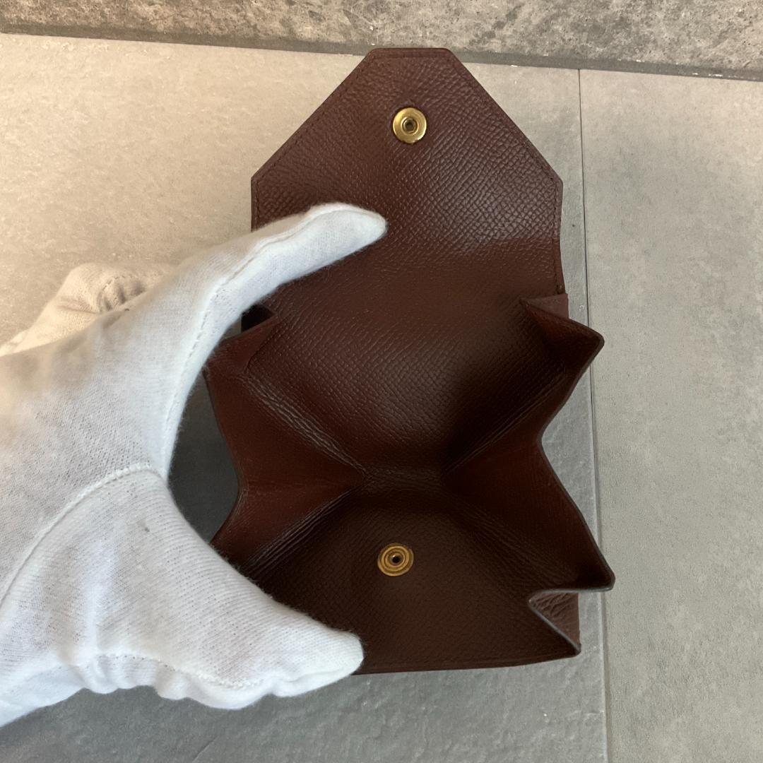 HERMES エルメス　ケース　ルヴァンキャトル　小銭入れ　財布　茶色