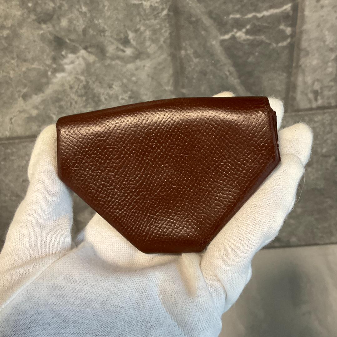 HERMES エルメス　ケース　ルヴァンキャトル　小銭入れ　財布　茶色