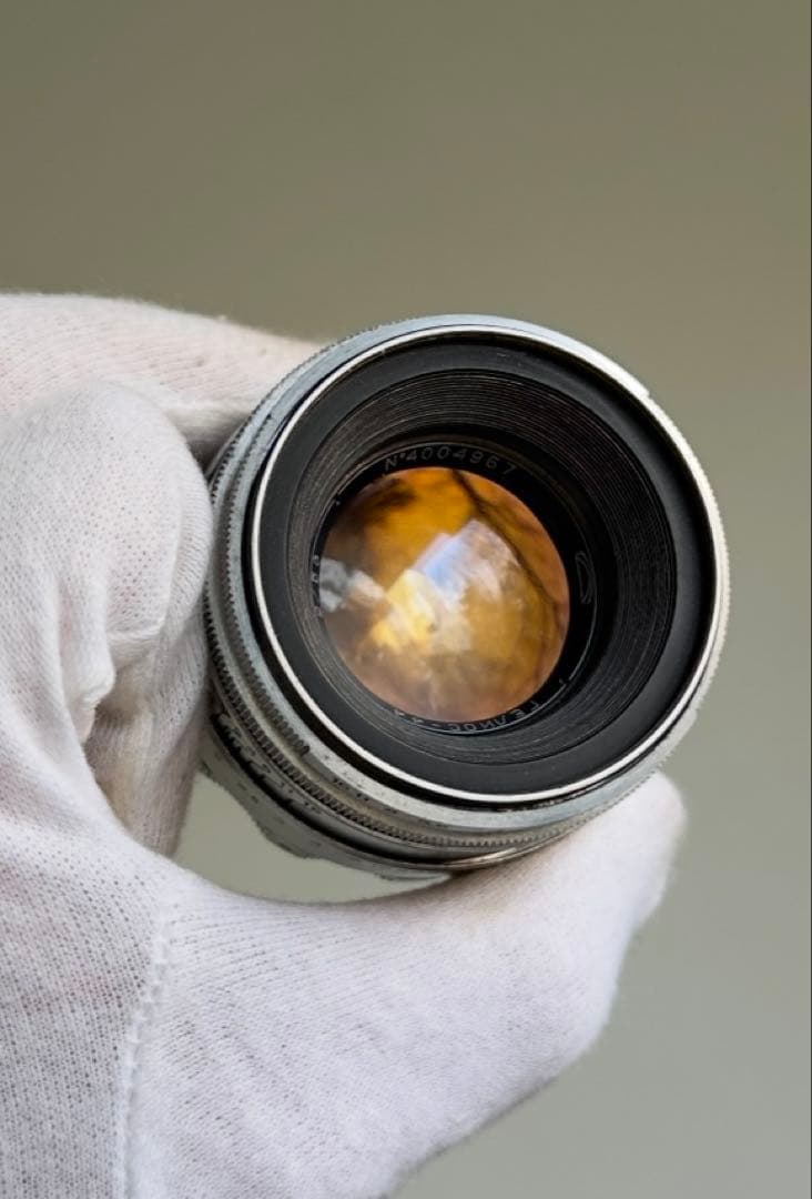 希少 シルバー Helios-44 58mm f2 ヘリオス ぐるぐるボケ