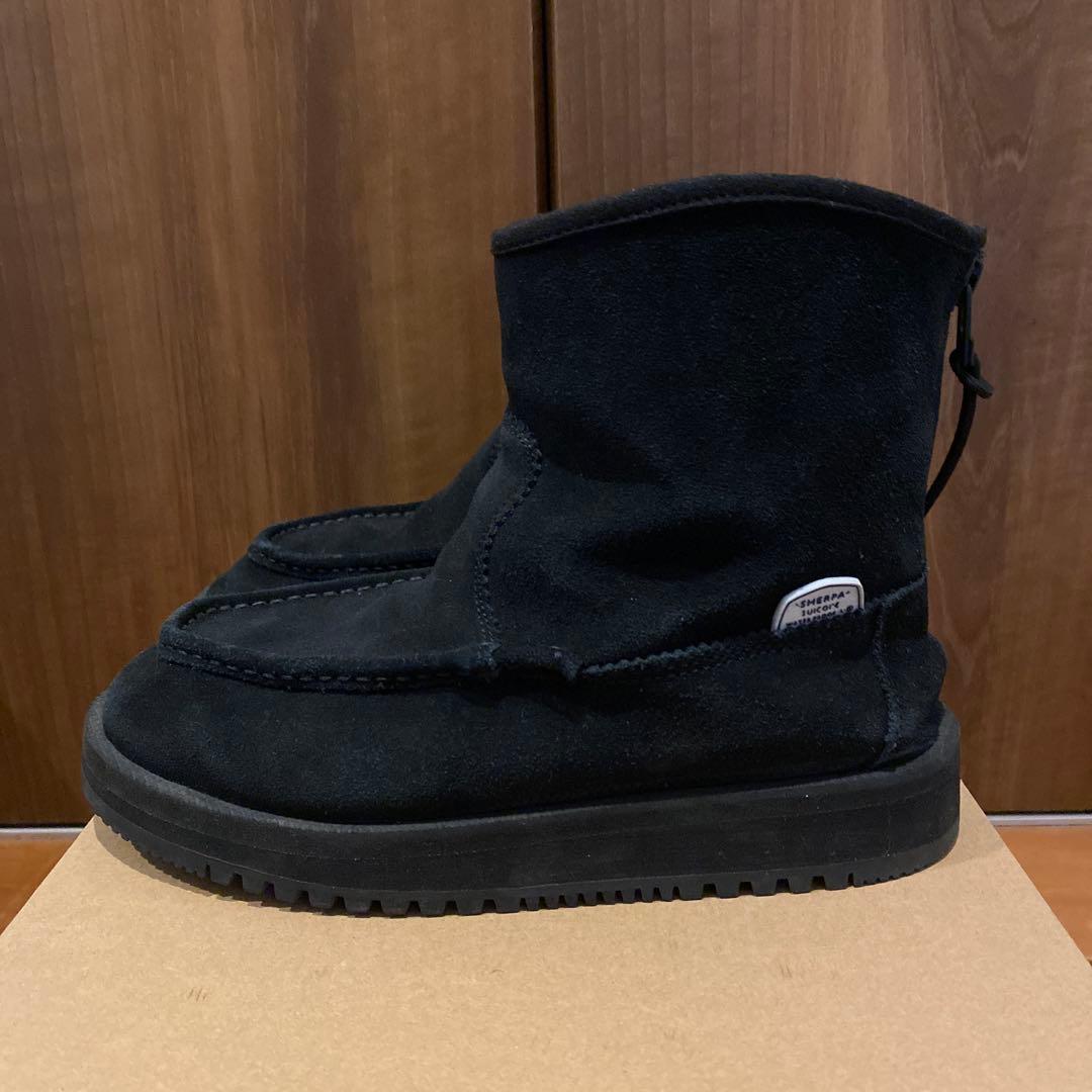 スイコック　ムートンブーツ　23cm ブラック