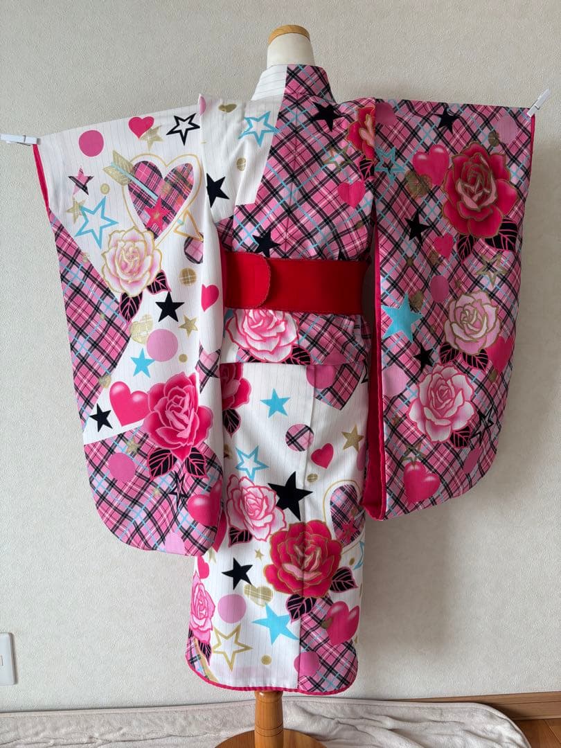 美品 南明奈 七五三 着物 長襦袢（半衿2つ）