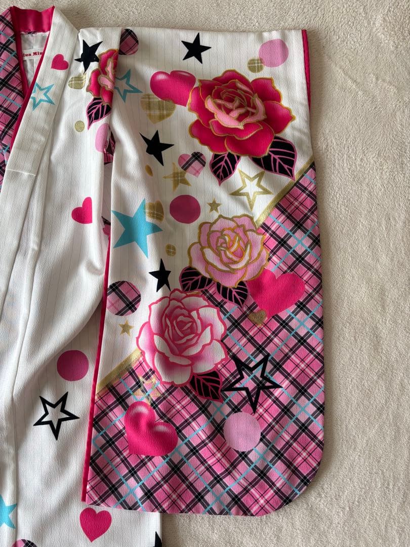 美品 南明奈 七五三 着物 長襦袢（半衿2つ）