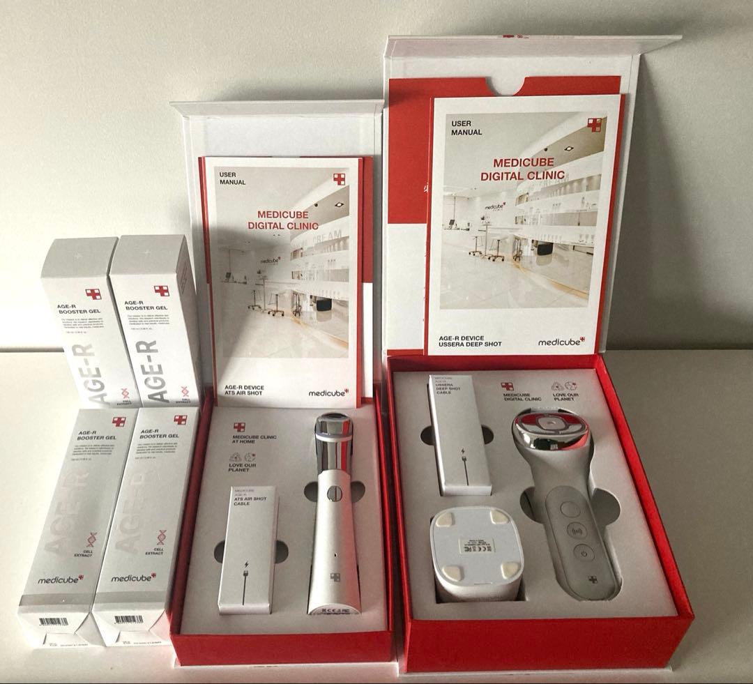 メディキューブダーマエアショット&ユーセラディープショット+ブースタージェル4本