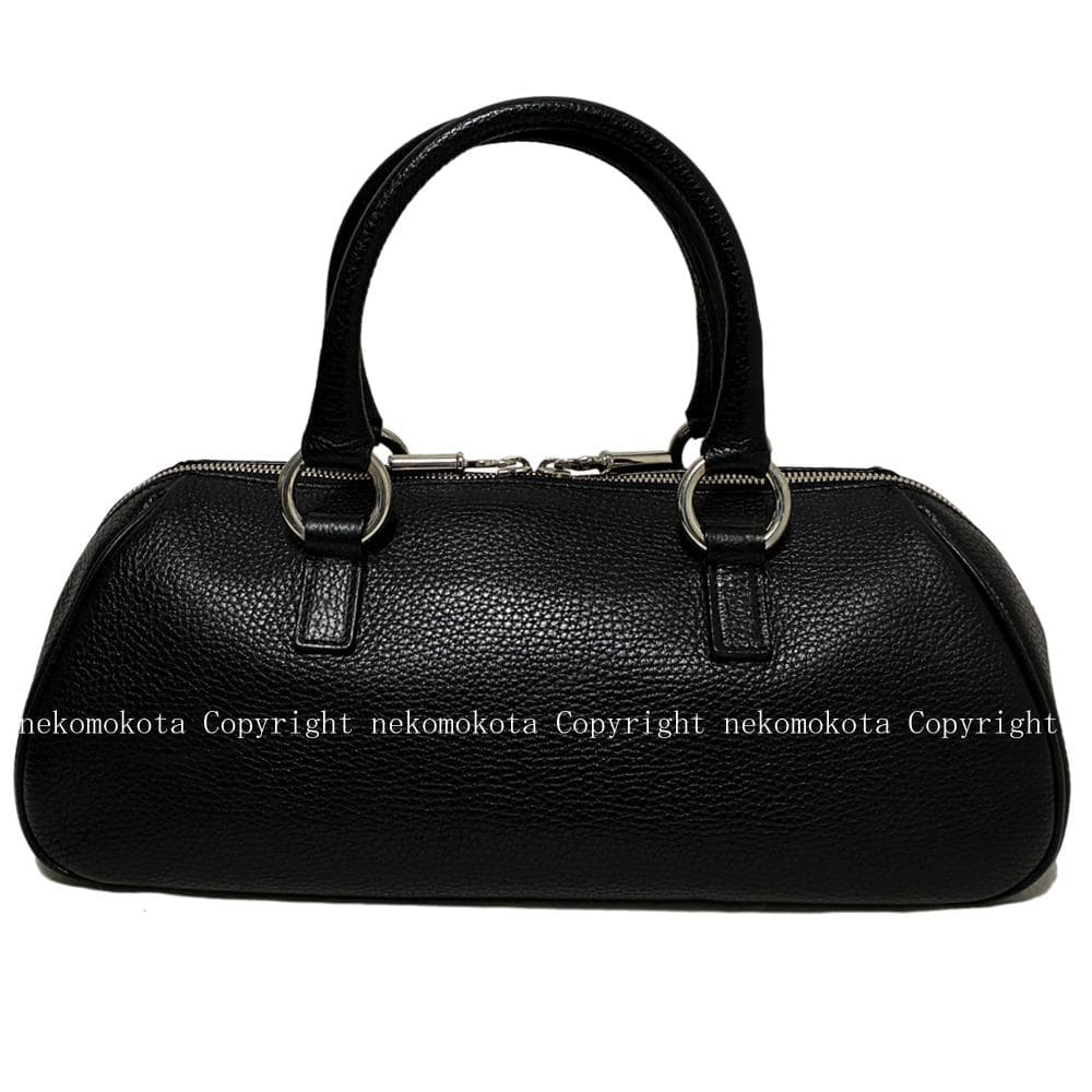 バーバリー ロンドン レザー ミニ ボストン バッグ 黒 BURBERRY