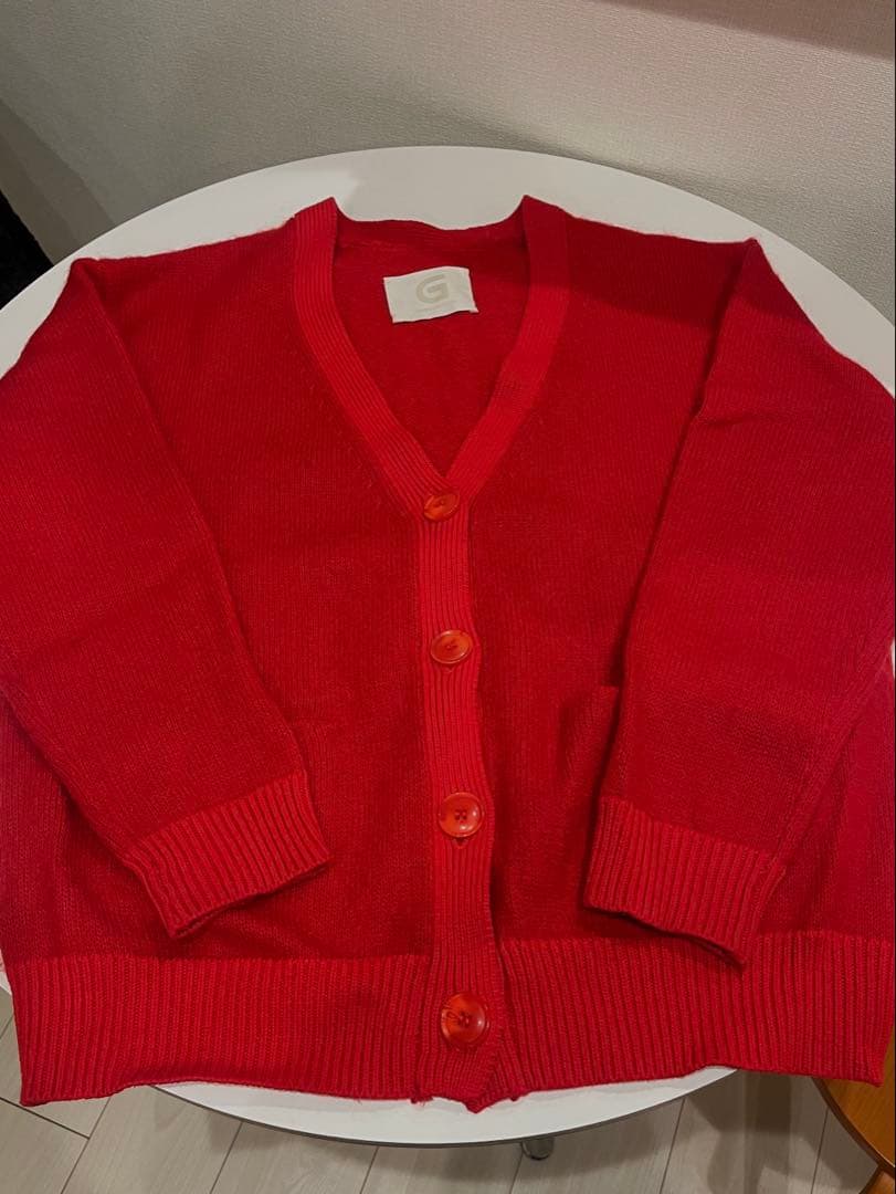 【GADID ANONIEM】REID カーディガン　レッド