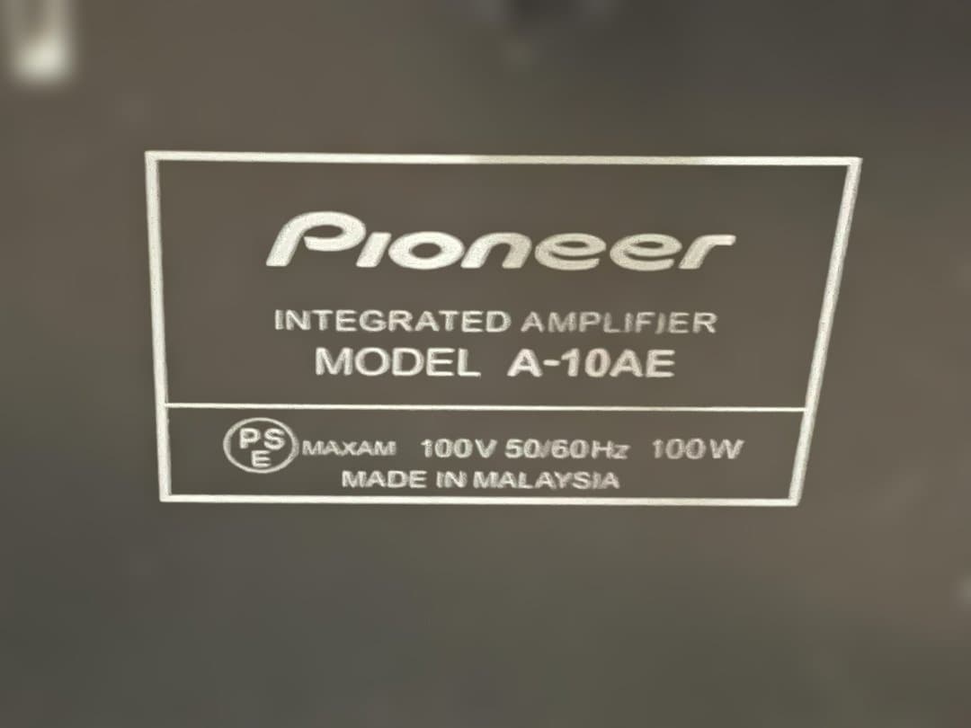 PIONEER パイオニア　A-10AE インテグレーテッドアンプ A-10AE