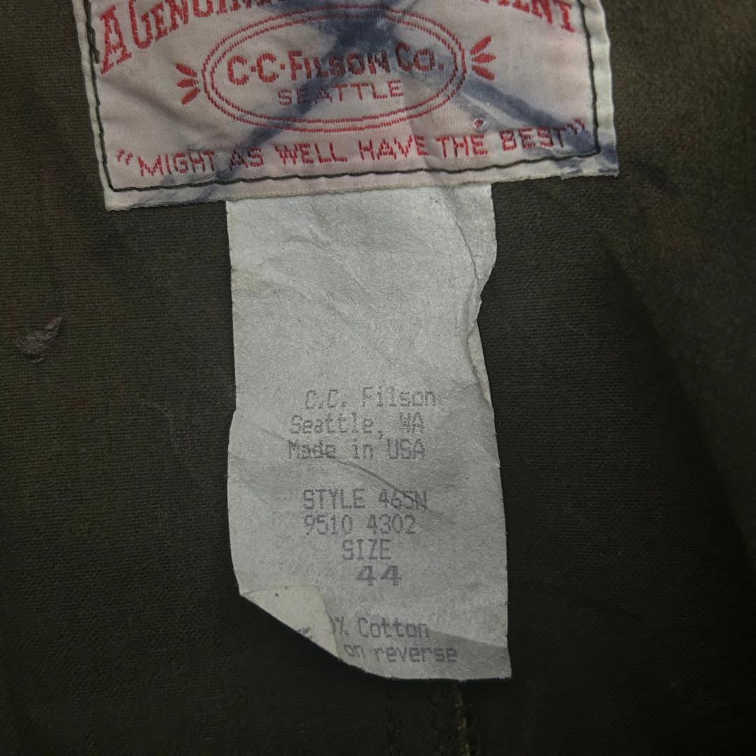 1970s FILSON フィルソン USA製 オイルドコート ロングコート
