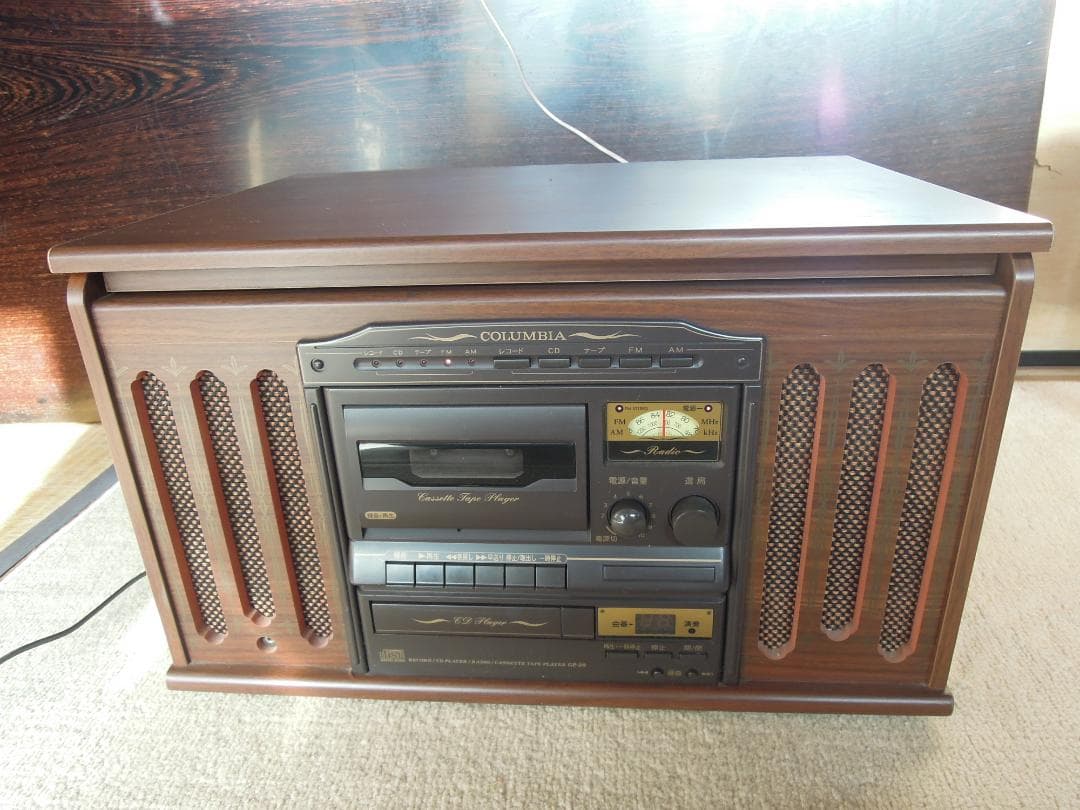 COLUMBIA CD・カセットデッキ .レコードプレイヤー、AM,FMなど
