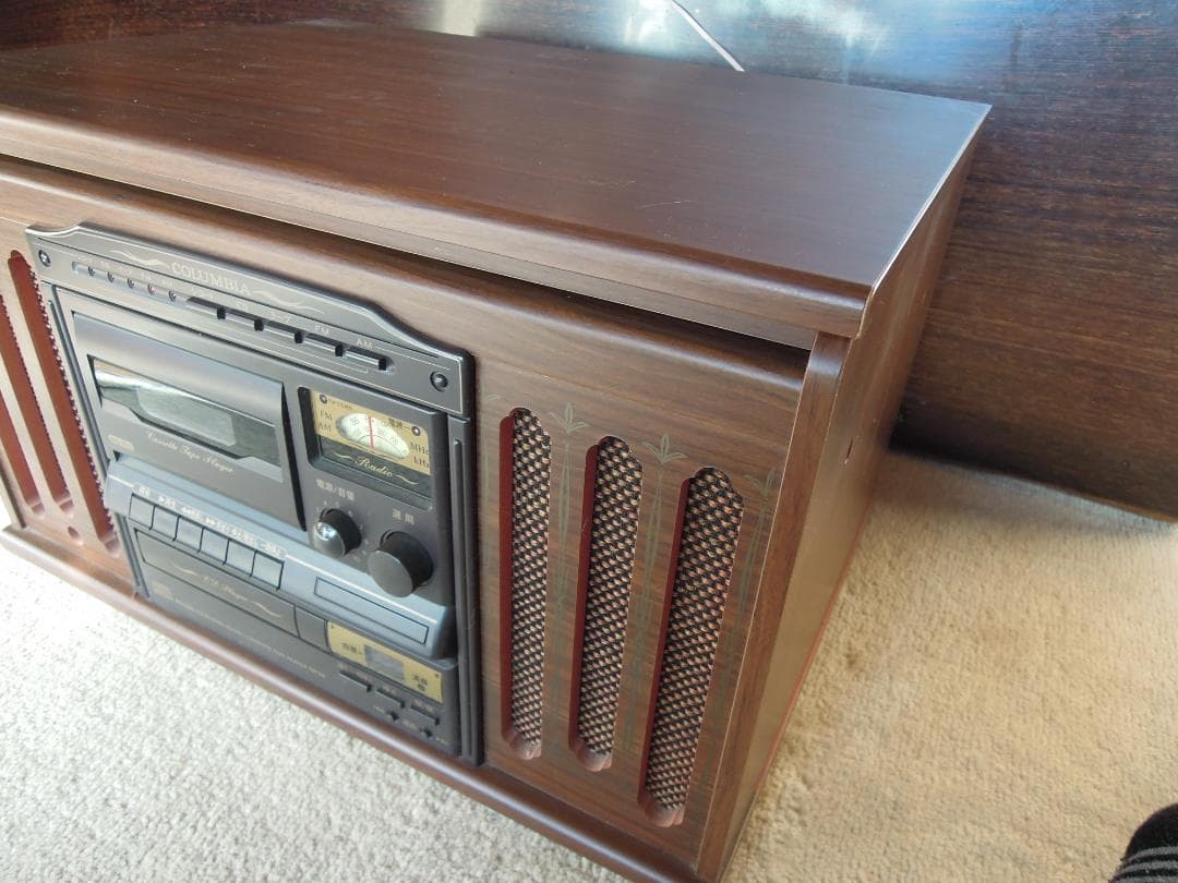 COLUMBIA CD・カセットデッキ .レコードプレイヤー、AM,FMなど