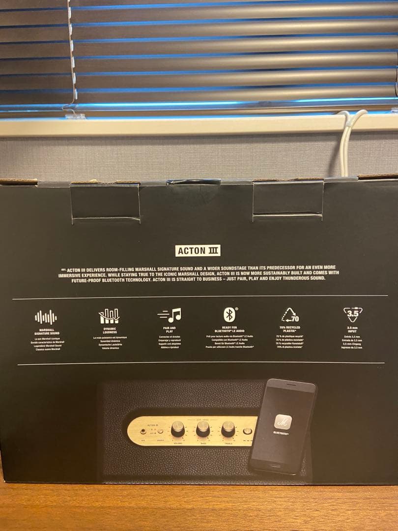 美品 Marshall ACTON III アクトン3 ワイヤレススピーカー