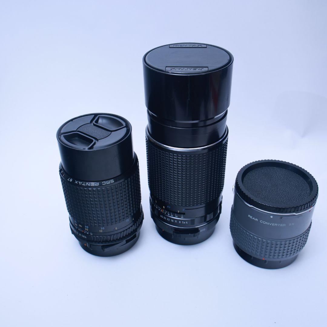 PENTAX67 レンズ3本 200mmf4 300mmf4 テレコン