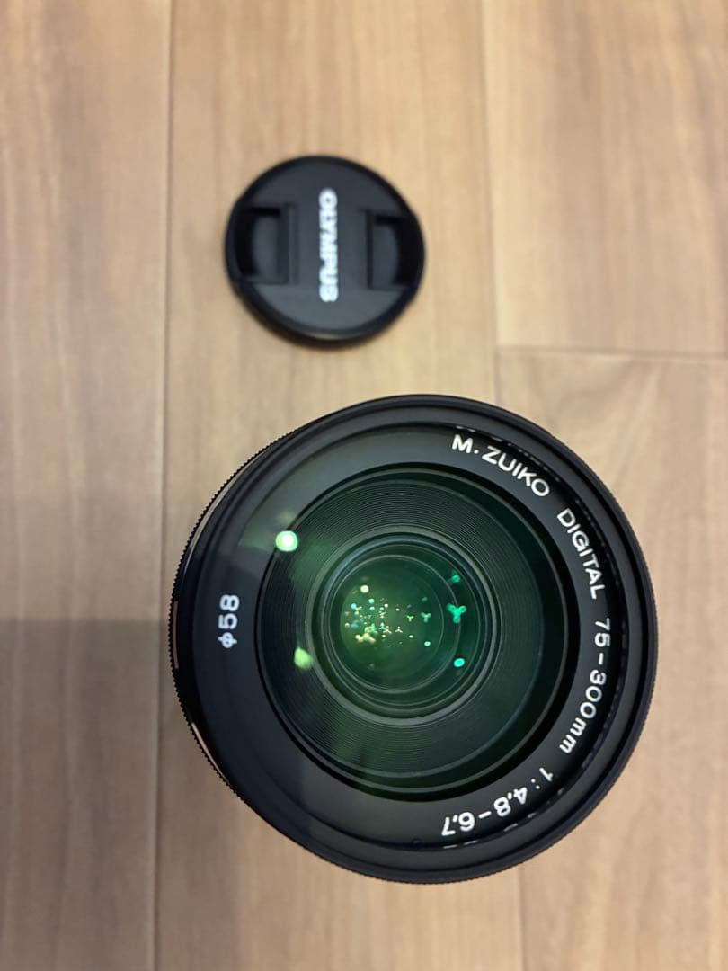 美品Olympus M.Zuiko ED75-300mm f4.8-6.7 II