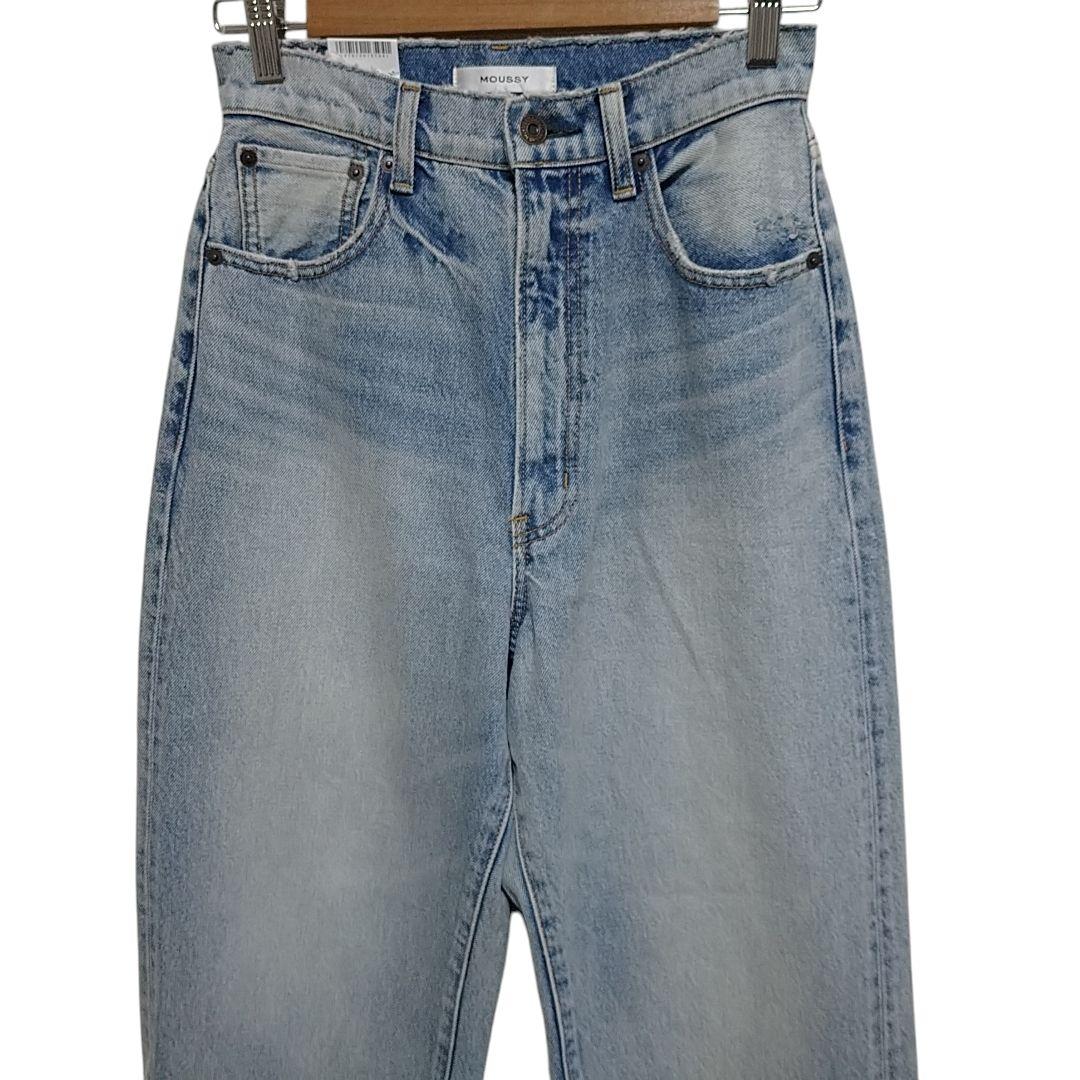 (未使用)MOUSSY HW DAMAGE LOOSE STRAIGHT 26