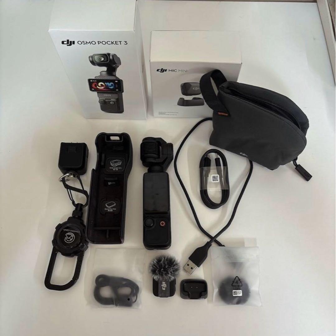 dji osmo pocket 3 本体と付属品