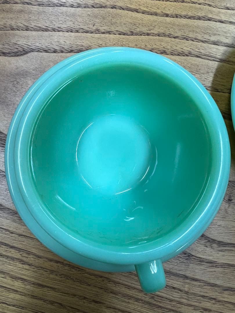 Fire King デッドストック　美品・未使用品カップ＆ソーサー2組