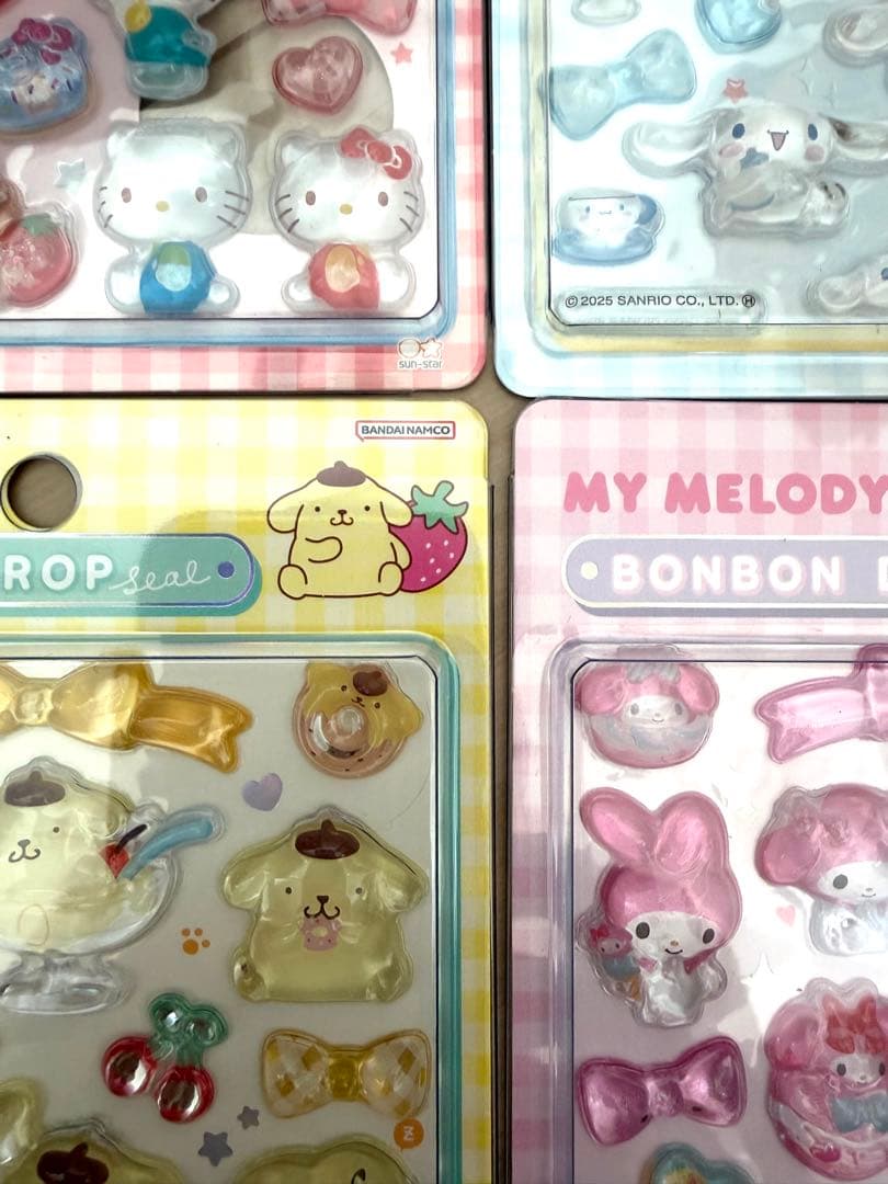 『正規品』サンスター　ボンボンドロップ　サンリオ第二弾　７枚セット