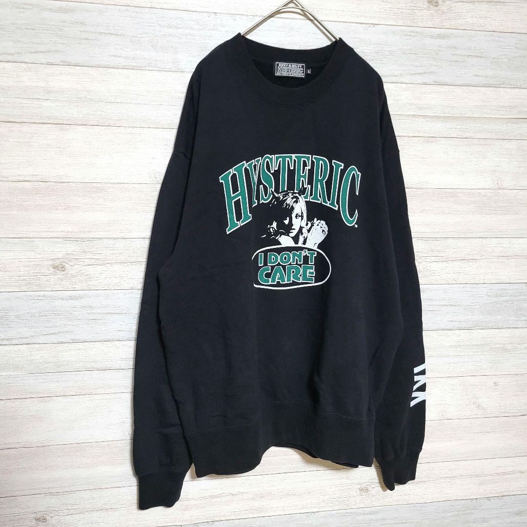 【美品L】HYSTERIC GLAMOUR スウェットデビルガール ブラック