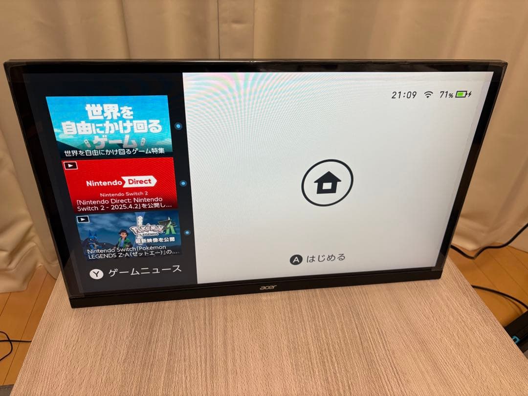 acer KA272 27型FHDモニター