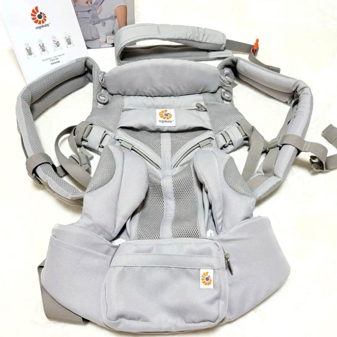 ◆美品◆エルゴベビー OMNI breeze オムニブリーズ パールグレー