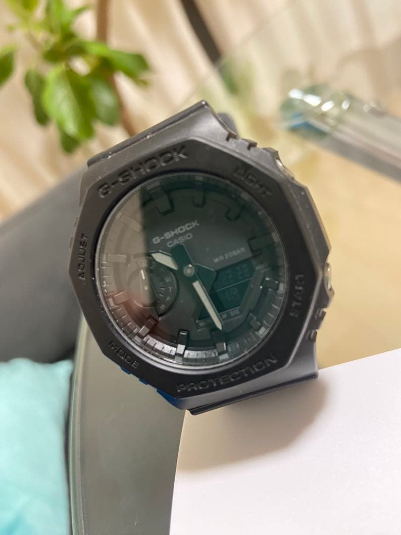 【稼働】美品 G-SHOCK タフソーラー GA-B2100 オールブラック