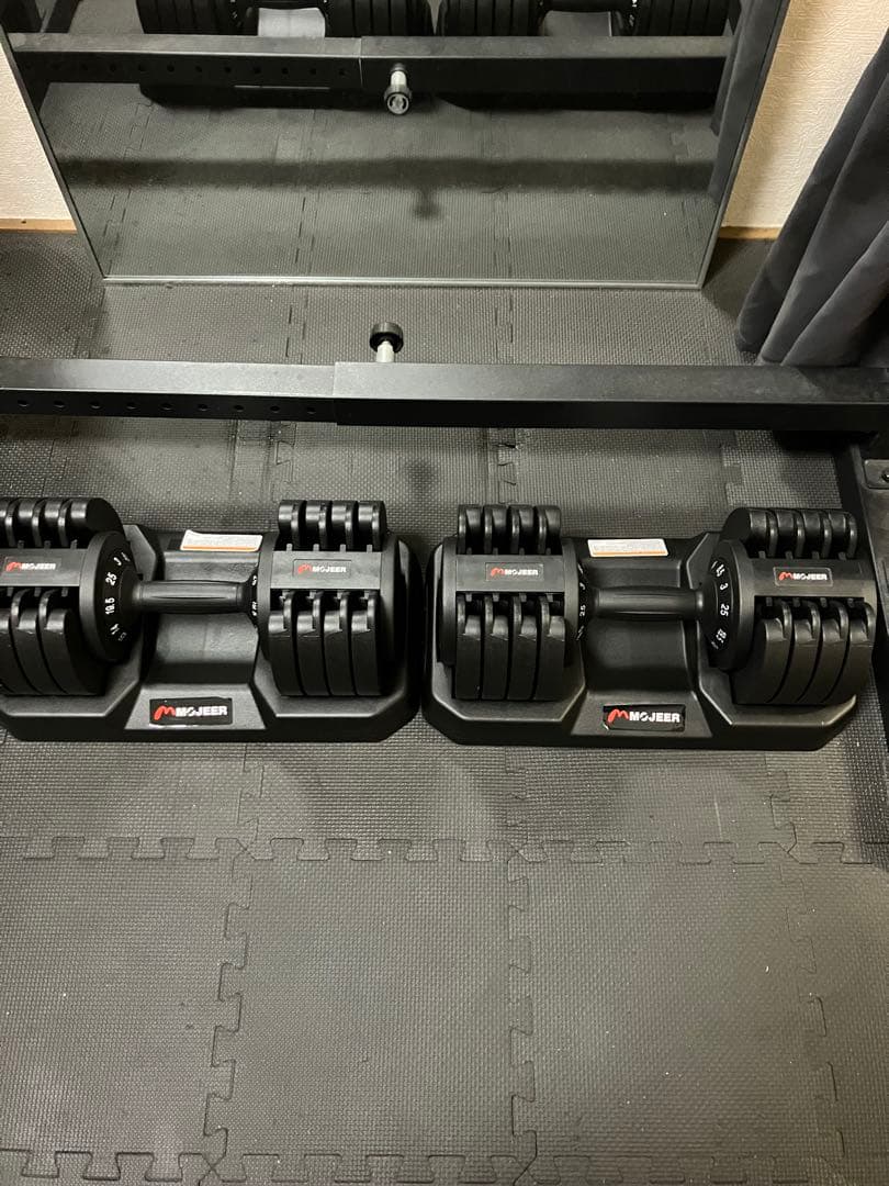 (美品)MJOJEER 可変式ダンベル 3-25kg × 2個セット