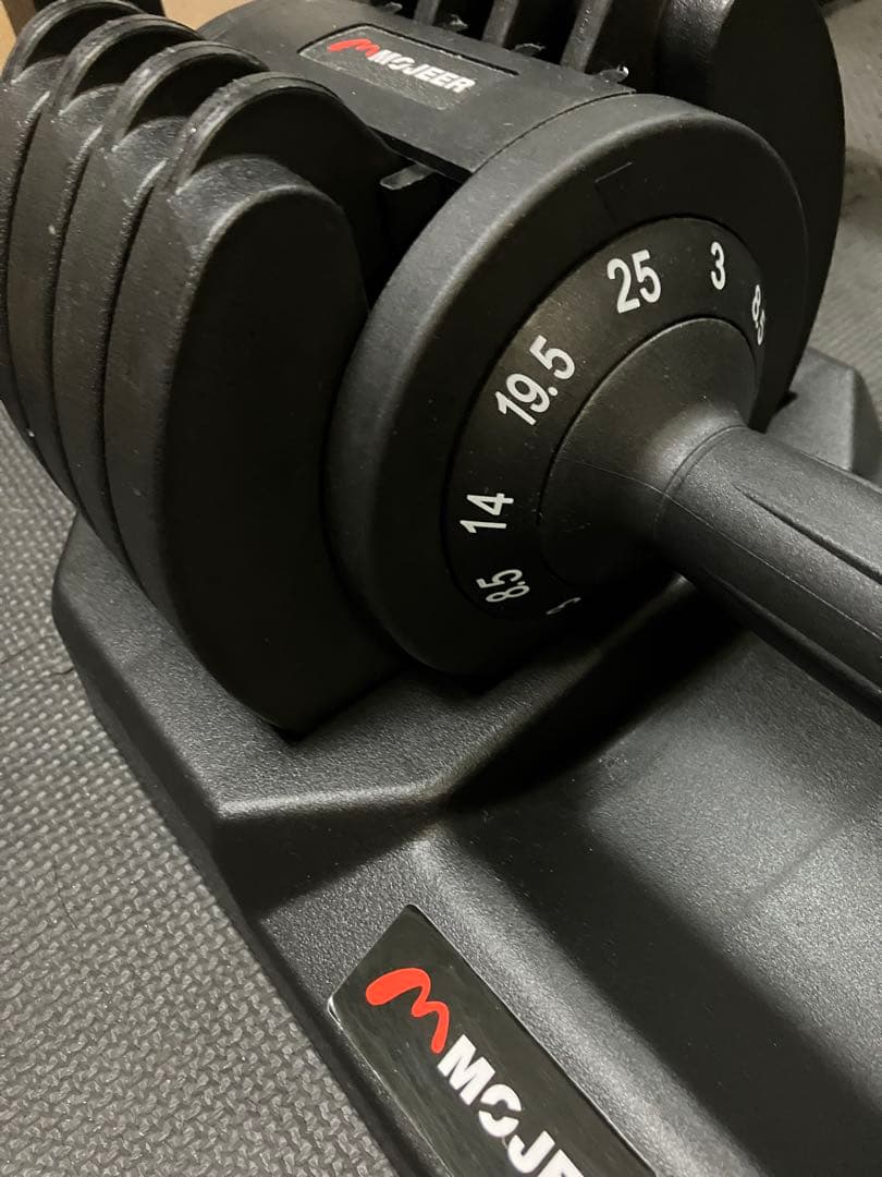 (美品)MJOJEER 可変式ダンベル 3-25kg × 2個セット