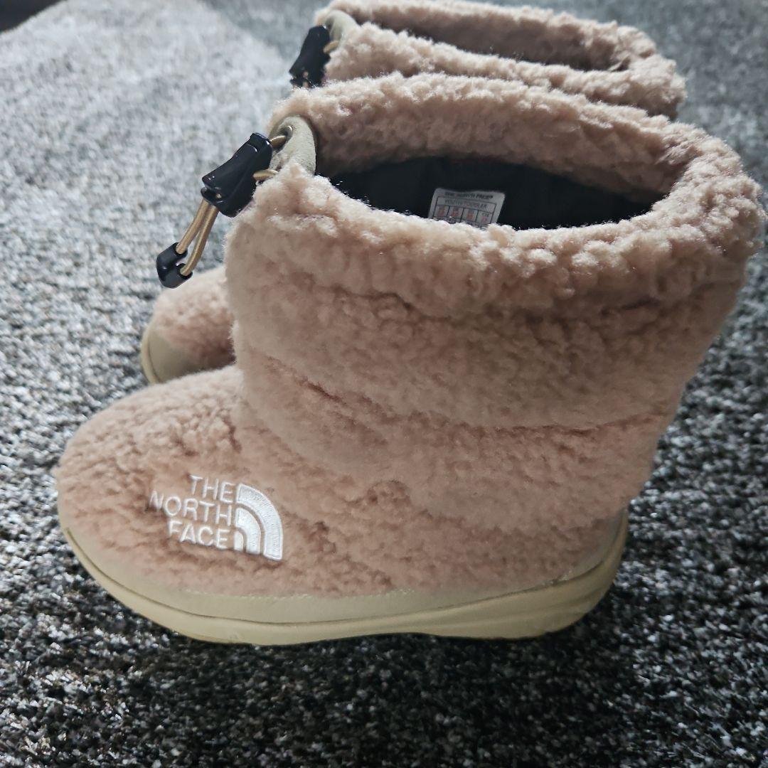 ノースフェイス　キッズ　ヌプシ　ブーティ　22㎝　ベージュ