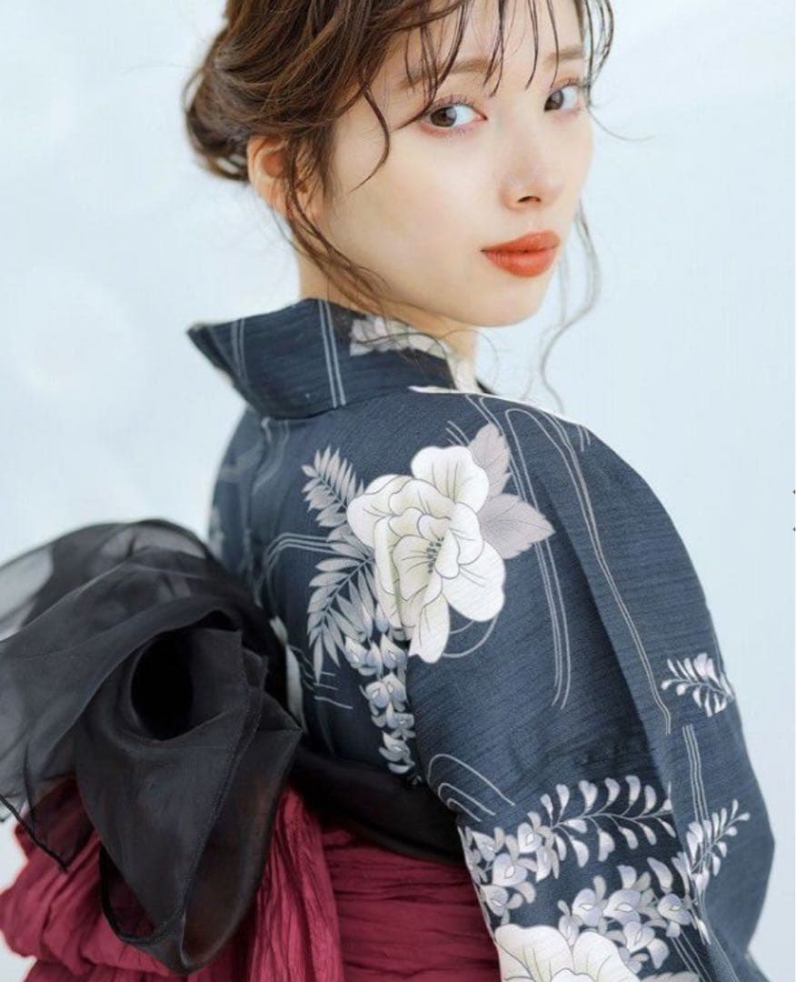 浴衣 Dita 凪の藤ながれ