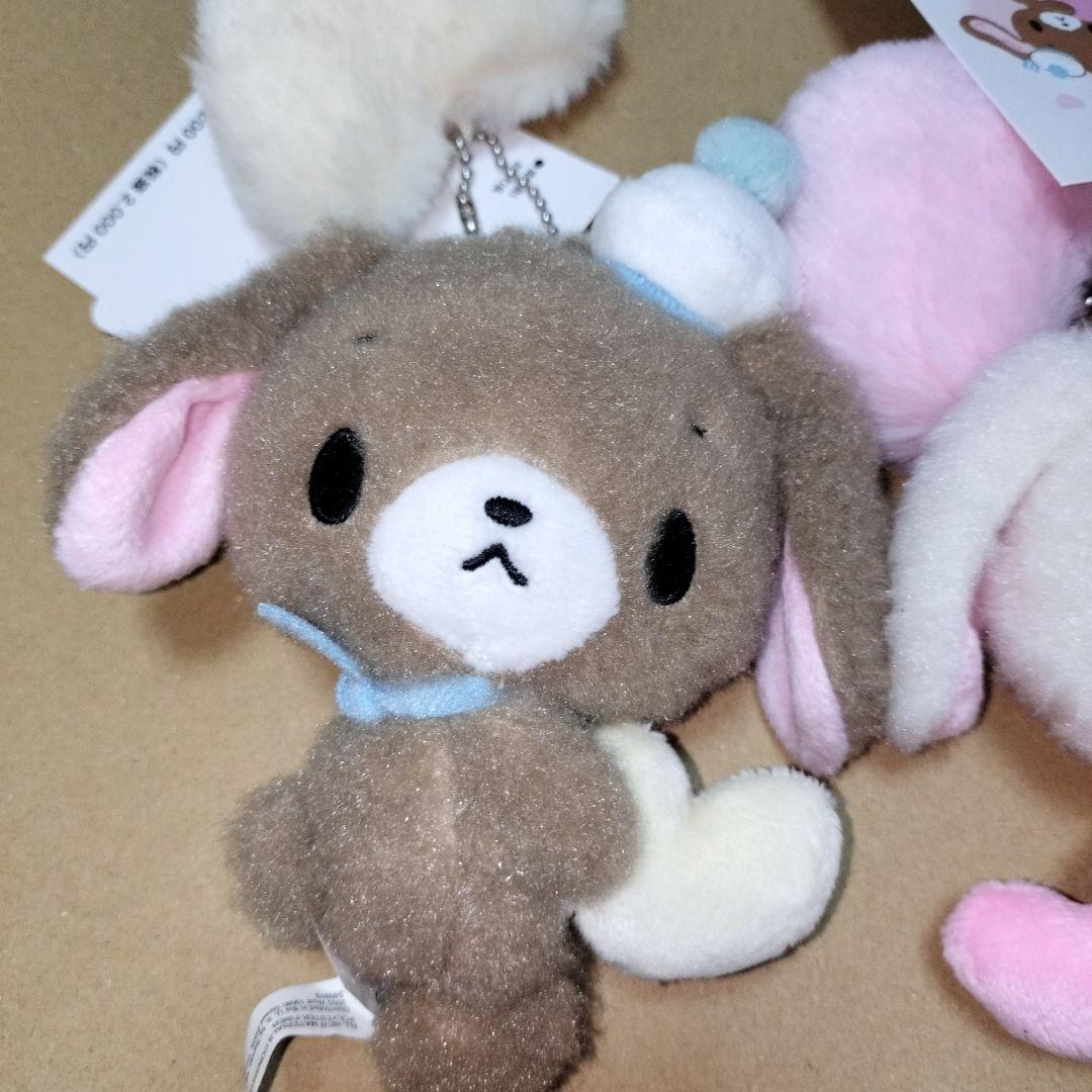 タグ付　シュガーバニーズ　ふわふわハート　マスコット　サンリオ　平成生まれ