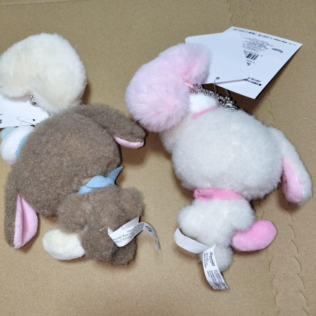 タグ付　シュガーバニーズ　ふわふわハート　マスコット　サンリオ　平成生まれ