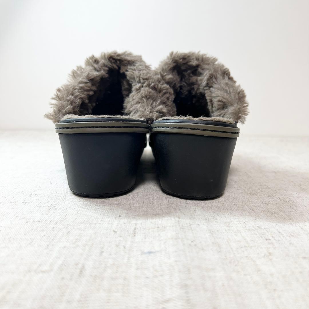 美品★Crocs クロックス サボサンダル コブラー ボア付き 人気 22cm