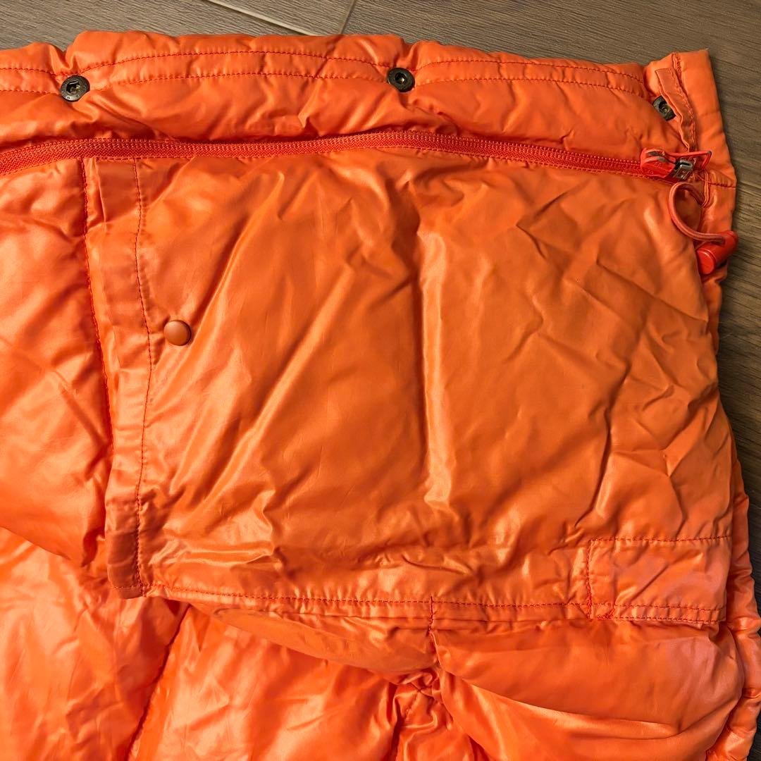 希少 MONCLER 80s 90s ヴィンテージ ダウンジャケット オレンジ