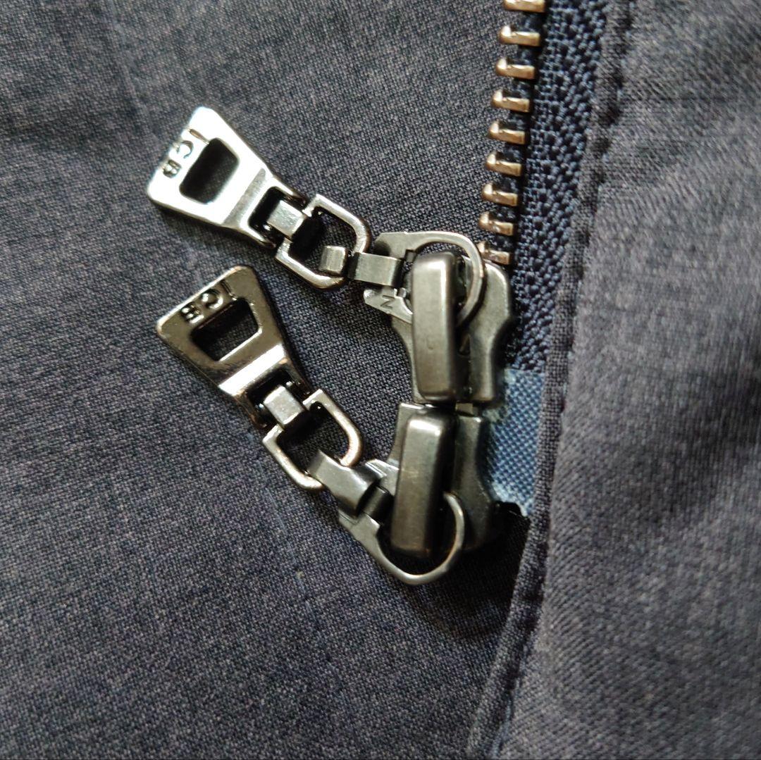 美品♪サイズ42・LL iCB ハイネック ウール ダウンコート ダークグレー