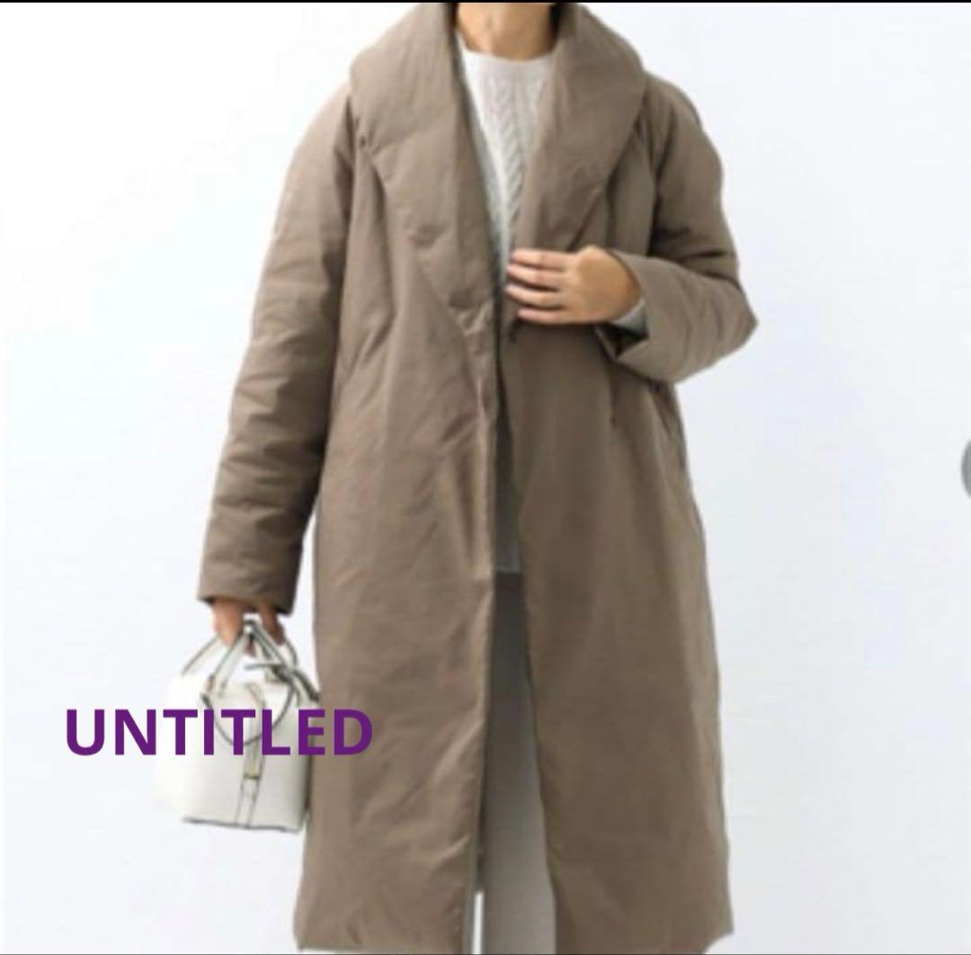 美品UNTITLEDアンタイトル ダウンコートS~M(1)