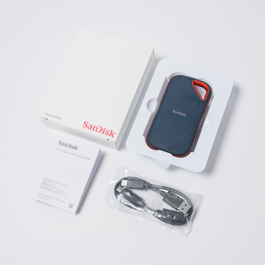 【未使用】SanDisk SSD 外付け 2TB USB 3.2 Gen 2x2