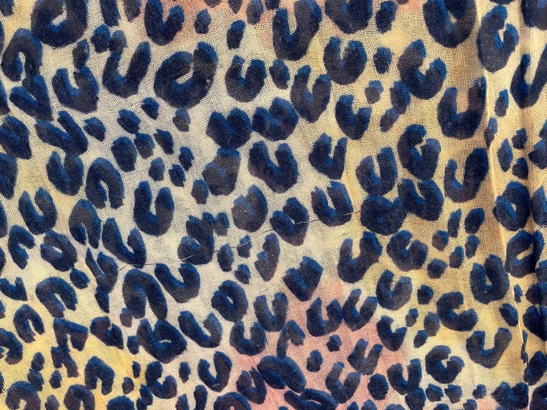 ルイヴィトン エトール レオパード カシミヤ シルク ストール マルチカラー