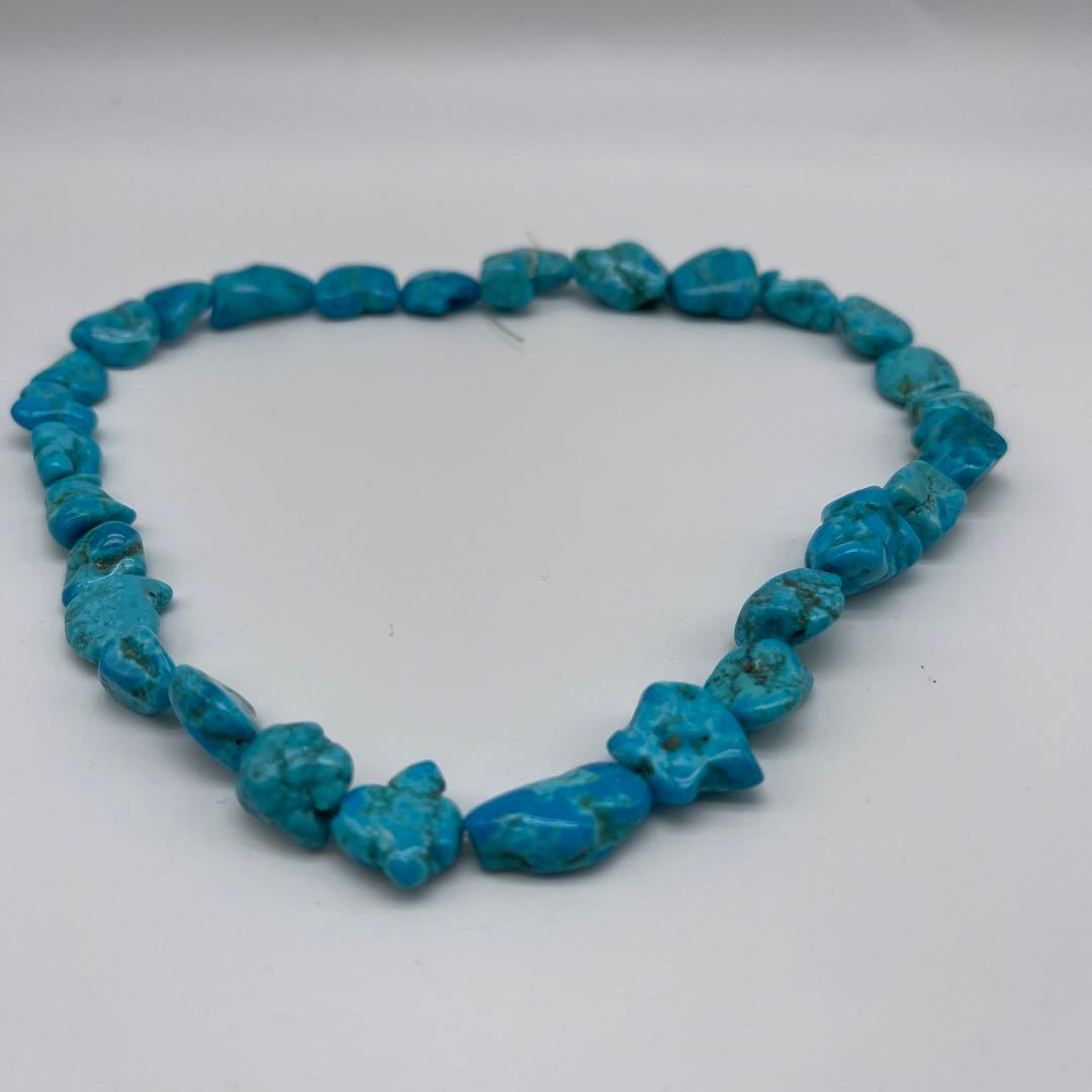 ターコイズ(アメリカ産)／1連売／長さ41cm