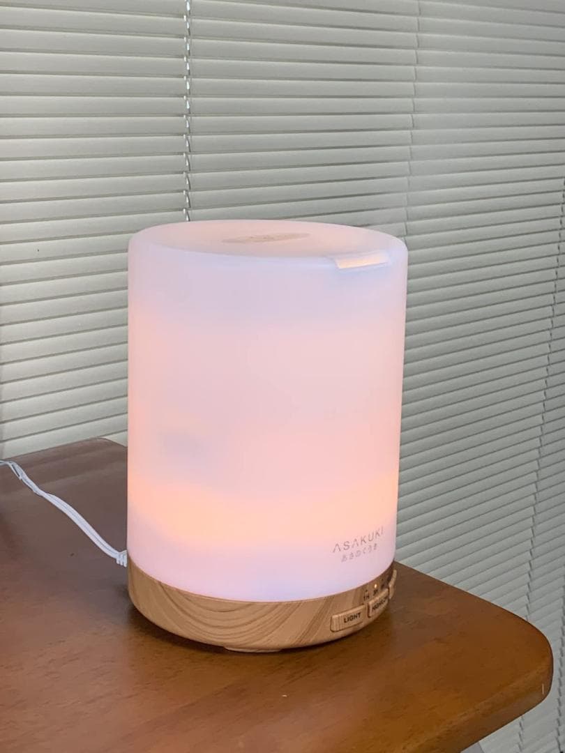 小型 卓上 アロマディフューザー 超音波式 加湿器