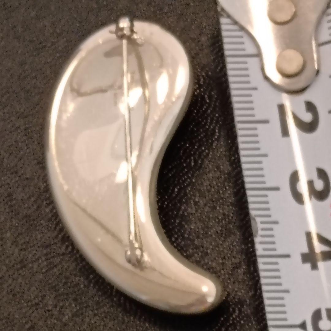 ティファニー ブローチ ビーン 刻印 シルバー 925