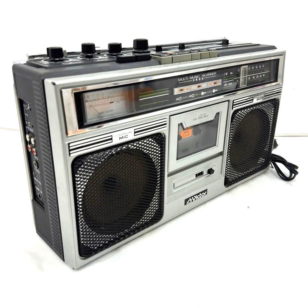 超美品！Victor ステレオラジカセ RC−646 昭和レトロ 現状品