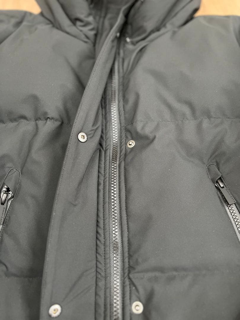 ナノ・ユニバース 「西川ダウン(R)」ソロテックス Aラインダウン　黒M