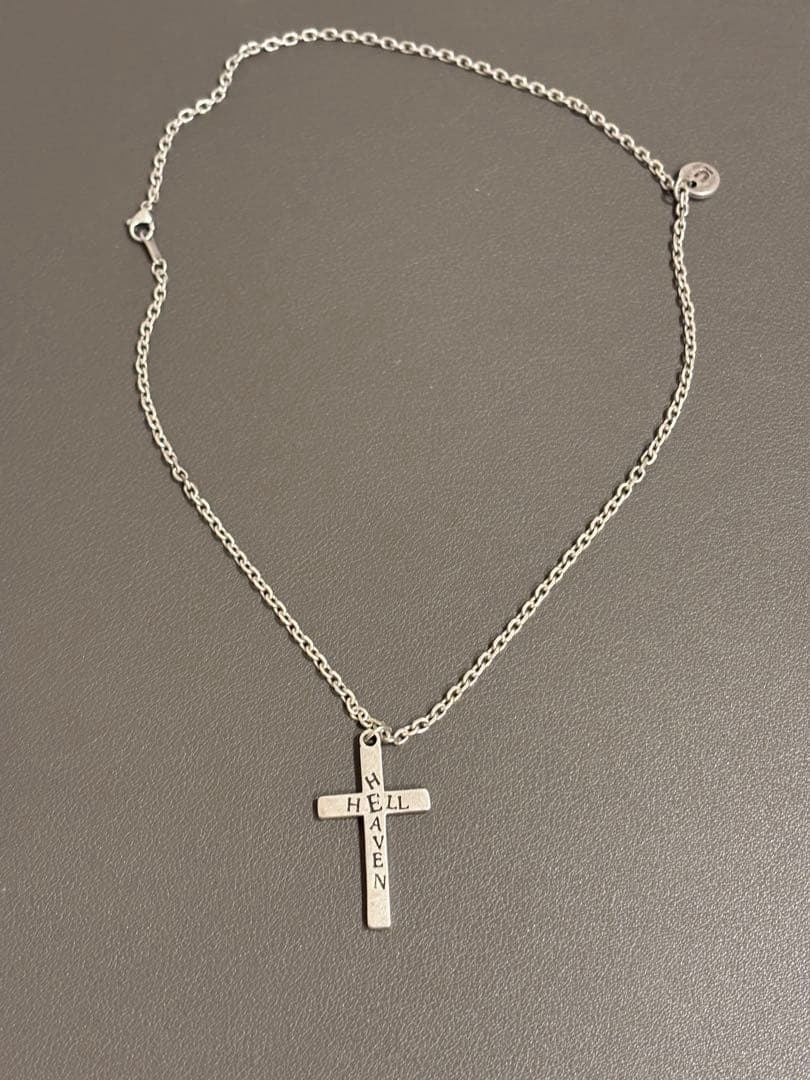 【未使用】UNDERCOVER O2AW魔女期 シルバークロスネックレス