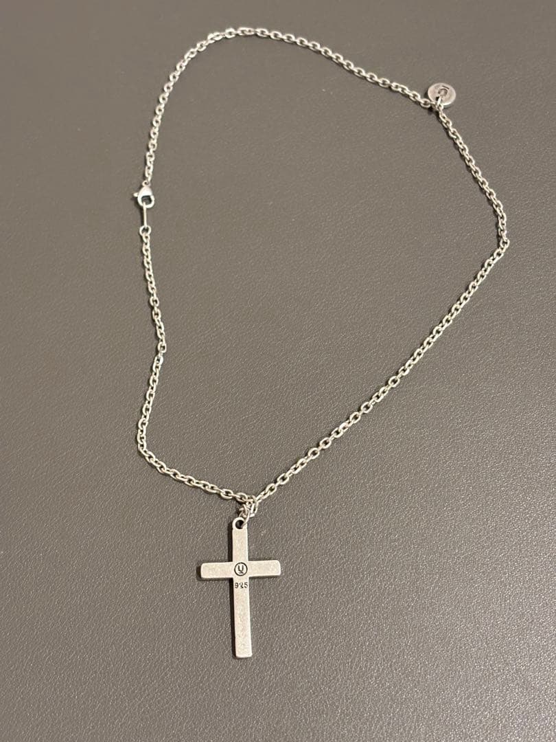 【未使用】UNDERCOVER O2AW魔女期 シルバークロスネックレス