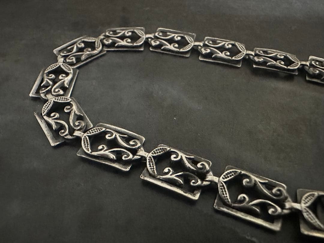 超希少　ヴィンテージ　シルバー　925 ブレスレット　デーンクラフト　ユーロ
