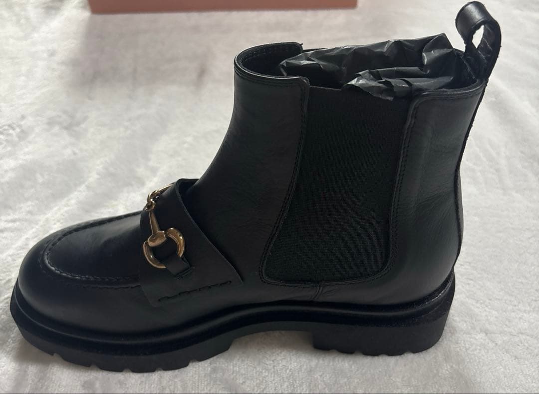 FABIO RUSCONI ブラックブーツ　サイズ40 未使用