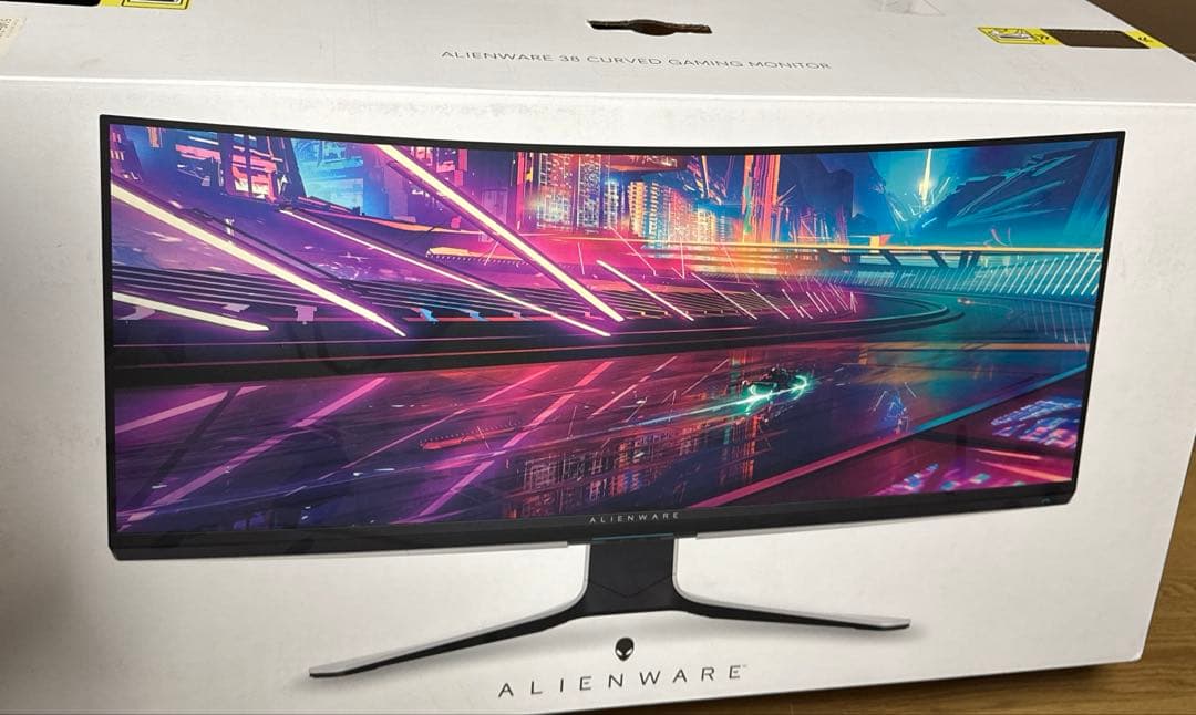 DELL AW3821DW ALIENWARE 湾曲モニター