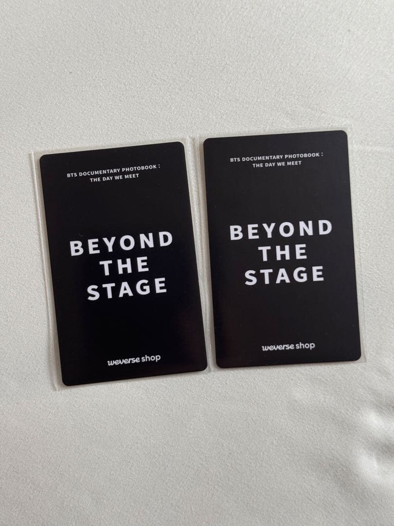 BTS BEYOND THE STAGE 購入特典 トレカ テテ ジョングク