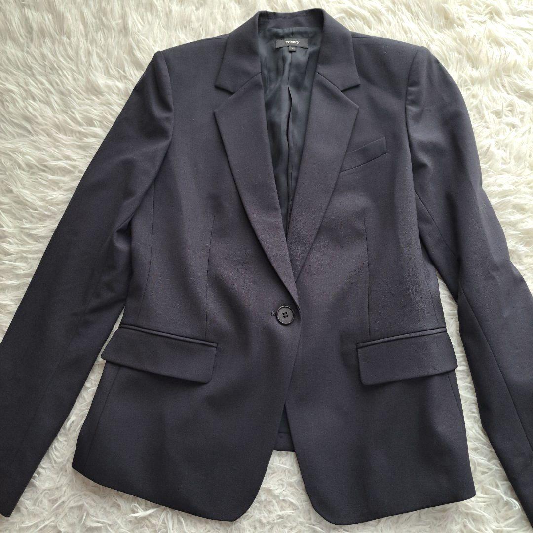 【美品】【Theory】TAILORセットアップパンツスーツ　ネイビー　サイズ４